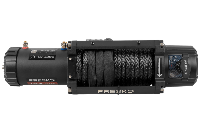 Elektrische Seilwinde für PRESKO RAPTOR 13.5FS 12V 6130kg Anhänger mit 24m Seil
