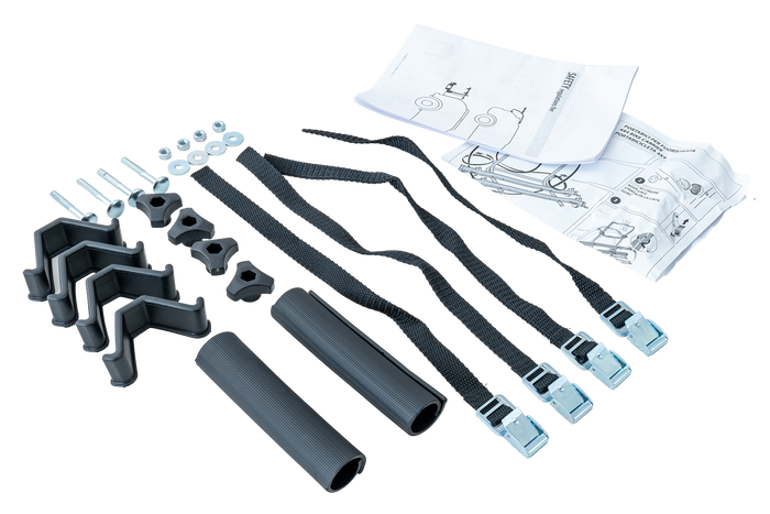 Peruzzo Brennero 4x4 Ersatzrad-Fahrradträger - 2-Fahrradträger mit Schienen (schwarz)