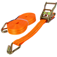 UNITRAILER 12m/35mm/2t orangefarbener Zurrgurt mit Spanner
