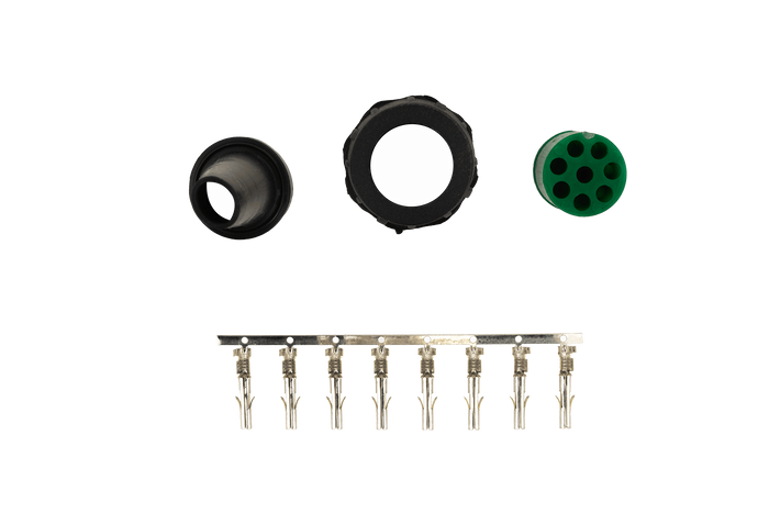 Bajonettverbinder Set Mantes 8-pol. grün (rechts)