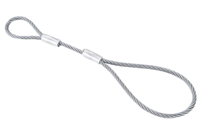 EFMETAL Sicherungsseil für ungebremste Anhänger 250mm 250kg