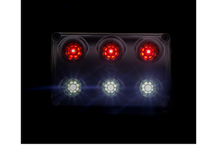 HORPOL LWD2325/CZ LED 720lm schwarze Innenraumleuchte für Autos