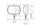 ASPÖCK LuxLED II LED-Frontleuchte, 7 Funktionen, 6-polig, DEUTSCH DT06-6S, links