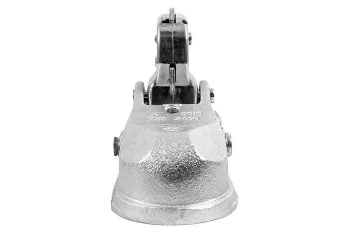 WINTERHOFF WW 350-RB-K1414 Kugelkupplung für 3500 kg Anhänger mit 50 mm Zugstange aus Gusseisen