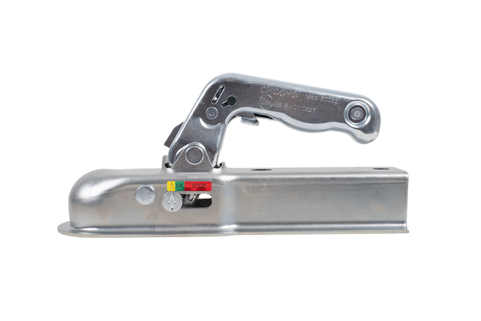 CHOOYO JD.00.53.008 Kugelkupplung für 800-kg-Anhänger mit 40-mm-Vierkant-Zugstange