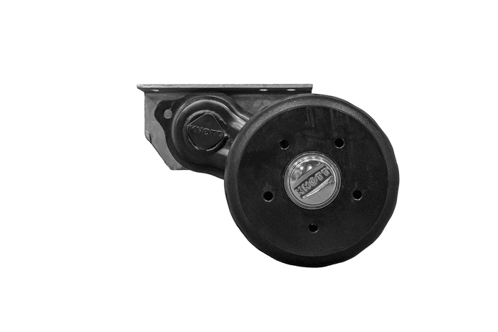 KNOTT VGB13M gebremste Achse für Anhänger/Autotransporter 1350 kg 1200 mm 1550 mm 5x112