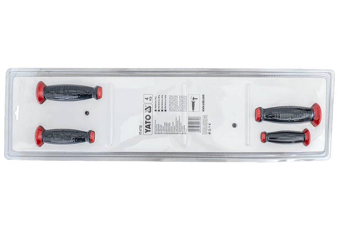 YATO YT-4730 Brecheisen mit Griff, 4er-Set.