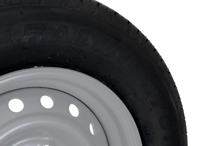 Verstärktes Rad für Anhänger LINGLONG REIFEN 185/80 R14C 104/102N UNITRAILER FELGE 5,5Jx14"H2 5X112 ET:30