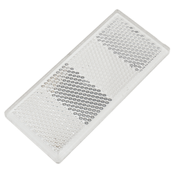 Rückstrahler in weiß für Pkw-Anhänger