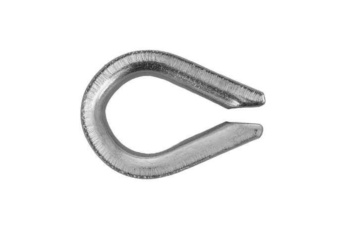 DROMET KU.4 Seilkausche, Stahlkordel, 4mm