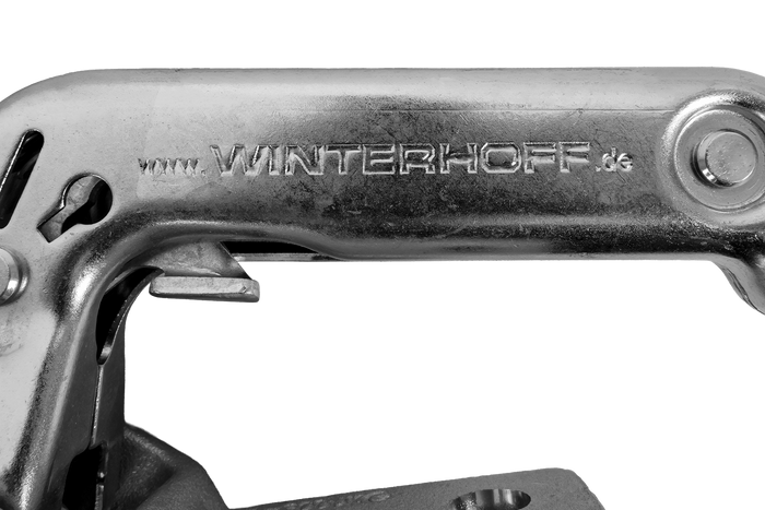 WINTERHOFF WW 30-D3-K1212 Kugelkupplung für 3000 kg Anhänger mit 50-51 mm Zugstange aus Gusseisen