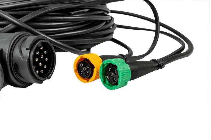 Lichtset: ASPÖCK Rückleuchten + ASPÖCK Umrissleuchten + MANTES 7m 13-PIN Kabelbaum