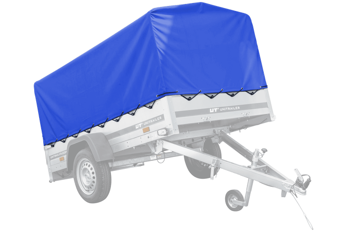 Blaue Hochplane für Garden Trailer 230 KIPP