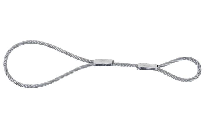 EFMETAL Sicherungsseil für ungebremste Anhänger 250mm 250kg