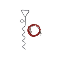 ProPlus 361857 Gurtbefestigungspfosten mit Stahlseil 4,5 m