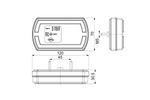 HORPOL LZD 2790 LED-Rückleuchte, 3 Funktionen, universell