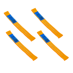 Satz mit vier Transportgurten für UNITRAILER-Anhänger 0,4 m/50 mm/4 t, orange