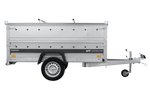 Autotransportanhänger 230x125 UNITRAILER FORCE 230 KIPP mit BIS-Seitenwänden und Aluminiumabdeckung