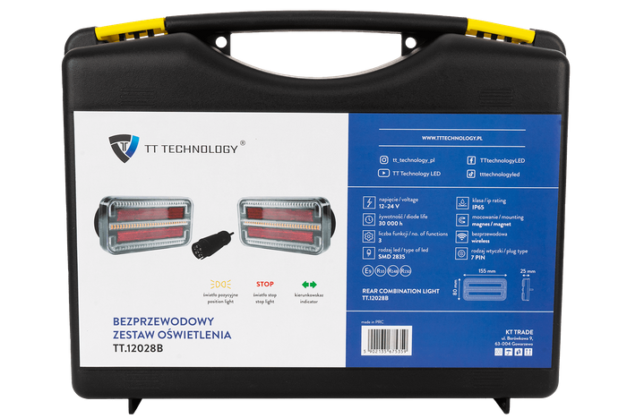 Kabellose magnetische Rückleuchten TT Technology