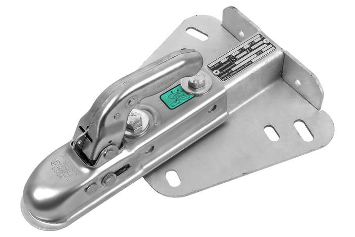 KNOTT K7.5-H+KZE7.5 Kugelkupplung für einen 750 kg Anhänger mit V-förmiger Deichsel