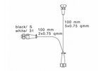 ASPOCK 5-PIN-Bajonettadapter mit Nebelscheinwerfer- und Rückfahrscheinwerferanschluss 0,1 m