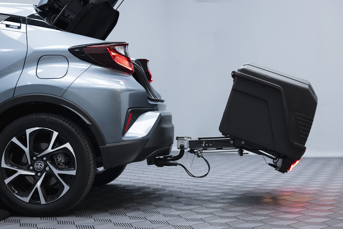 Towbox Alpha urban black - Anhängerkupplungs-Gepäckbox