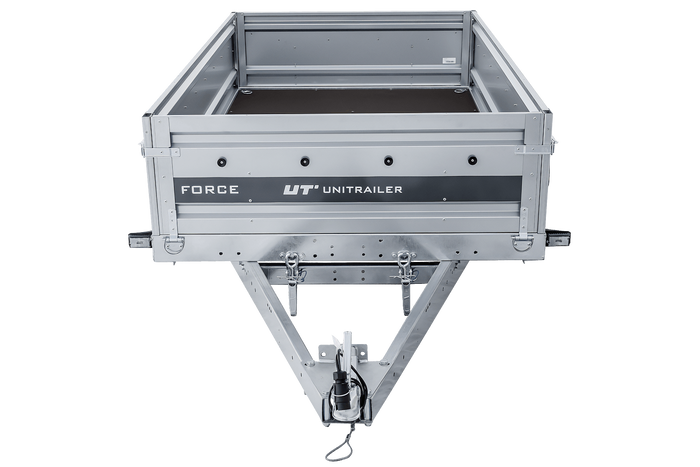 Ungebremster Anhänger mit Blattfedern 230x125 UNITRAILER FORCE 230/R KIPP