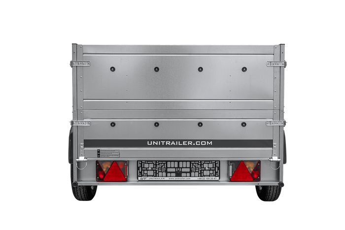 PKW-Anhänger 200x125 UNITRAILER GARDEN 201 KIPP mit Bordwandaufsatz