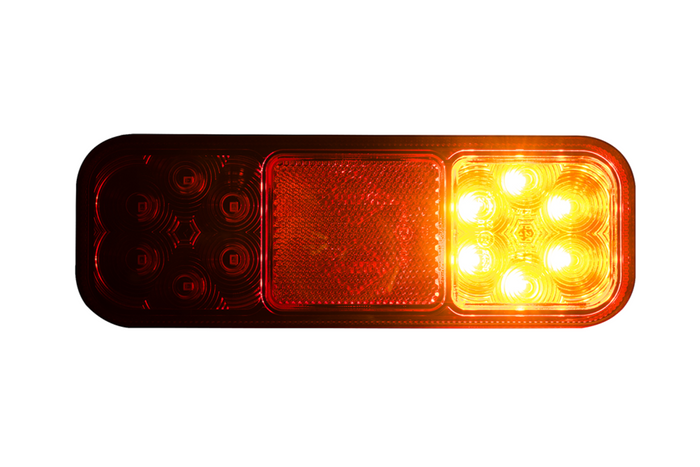 HORPOL LZD2831 LED-Rückleuchte mit 4 Funktionen, universell