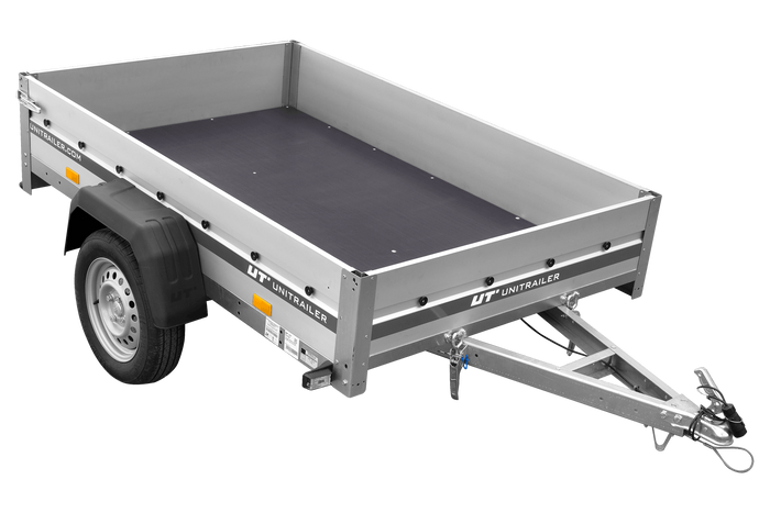 Anhänger mit ALU-Bordwänden 200x125 Unitrailer Garden 201 KIPP ALU