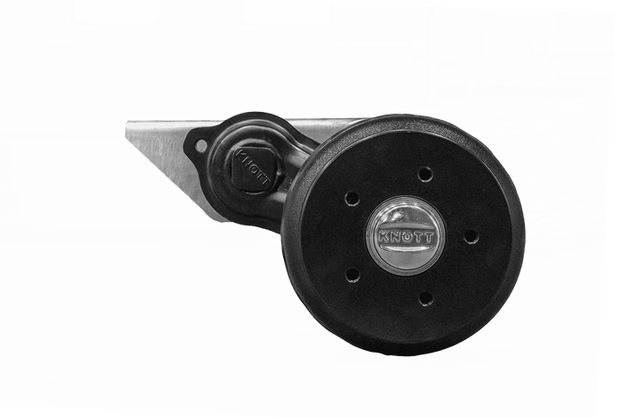 KNOTT VGB13-M gebremste Achse für Anhänger/Träger 1350 kg 1300 mm 1770 mm 5x112