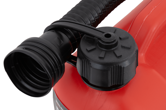 5L HERMON Kunststoffkanister mit Trichter, rot