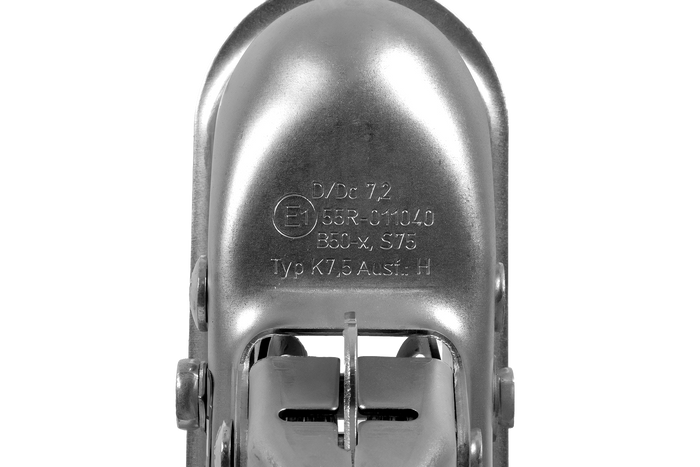 KNOTT K7.5-H+KZE7.5 Kugelkupplung für einen 750 kg Anhänger mit V-förmiger Deichsel