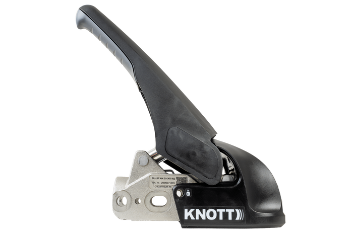 KNOTT KS30 Antischlingerkupplung für Anhänger 3000 kg mit Zugdeichsel rund von 50 mm 