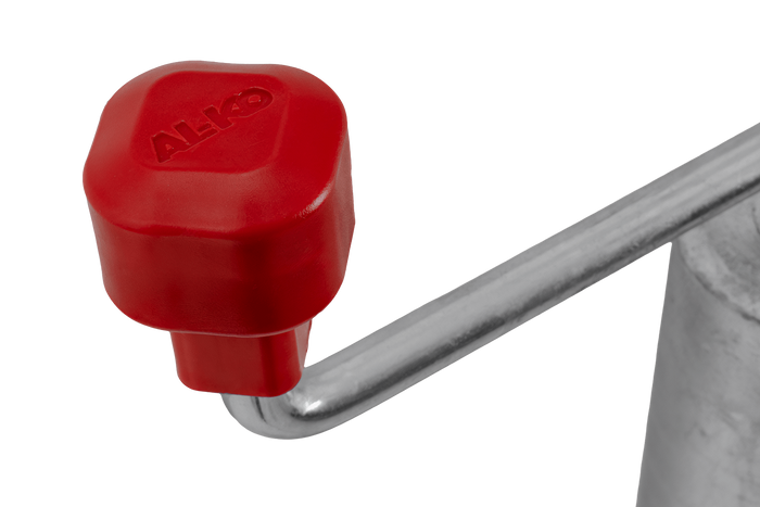 AL-KO 1223638 automatisches Stützrad mit Griff 500 kg 60 mm 1010–1350 mm