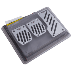 OUTLET Aluminium-Pedalabdeckungen mit Anti-Rutsch-Gummi RACE2 PILOT