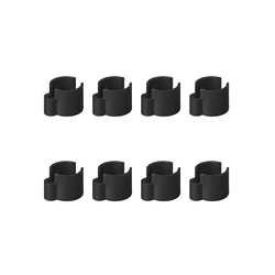 Set mit acht ProPlus-Kabelhalterungsclips 366486, 22–32 mm Durchmesser