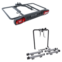 Inter Pack Re-Cargo Anhängerkupplungsplattform + Adapter für den Transport von 2 Fahrrädern