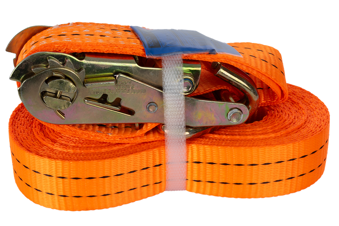 UNITRAILER 8 m/35 mm/2 t oranges Transportband mit Spanner