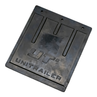 OUTLET Gummischmutzfänger UNITRAILER Kotflügelabdeckung 220/243 mm