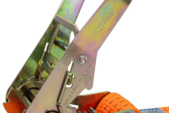 3-Punkt-Autotransportgurt, Zurrgurt / Spanngurt mit Ratsche UNITRAILER 3m/50mm/4t 