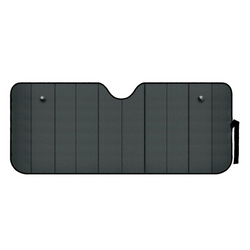 LAMPA Mattschwarze Fenstermatte Auto-Sonnenblende 72x145cm
