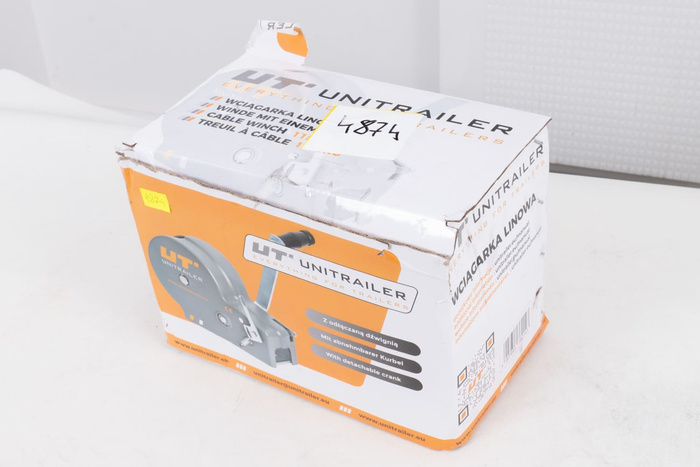 OUTLET Manuelle Seilwinde für UNITRAILER 1150 kg Anhänger mit Seil