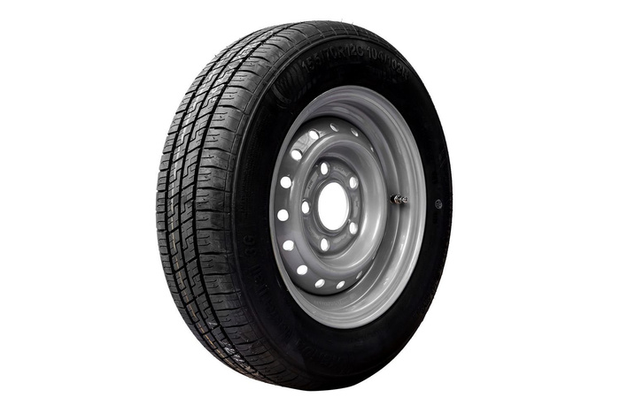 Verstärktes Rad für Anhänger REIFEN KENDA 155/70 R12C 104/102N KENDA RIM 4,5Jx12"H2 5x112 ET:20