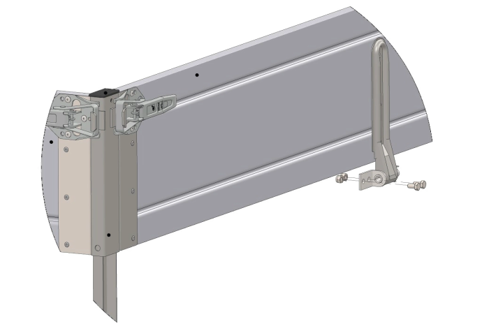 OUTLET BIS Aluminium-H-300-Seitenwände für CARPLATFORM 6021 und UNIPLAT 600/3 Anhänger