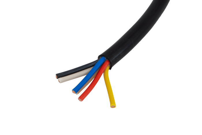 HYBSZ YLY-S 5X1.50 5-adriges Elektrokabel - 1 m