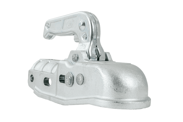 STEELPRESS BC-3000C-00-00 Kugelkopfkupplung für 3000kg Anhänger mit 50mm Rohrdeichsel, Gusseisen