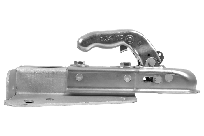 KNOTT K7.5-H+KZE7.5 Kugelkupplung für einen 750 kg Anhänger mit V-förmiger Deichsel