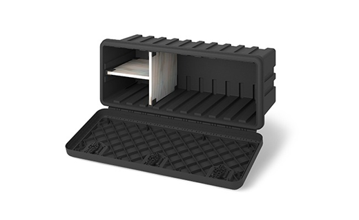 Set mit zwei Regalböden für den Werkzeugkasten DAKEN ARKA 81209, Fach 430x380mm und 430x340mm