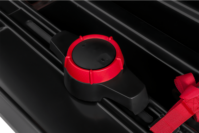 Atera Casar XL Dachbox, Schwarz Metallic